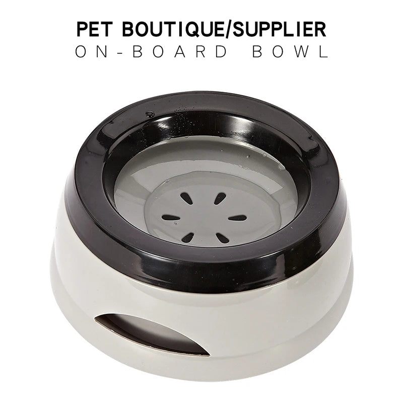 Pet Dog Bowls Floating Not Wetting Mouth Cat Bowl No Spill Drinking Water