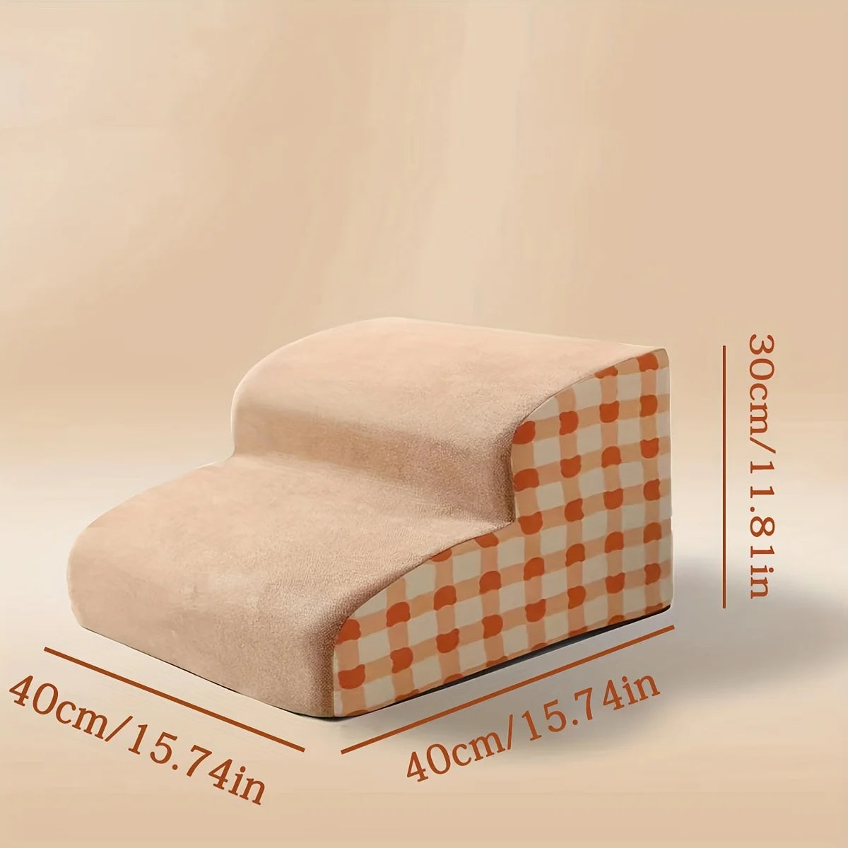 Pet 2/3 Steps High Density Foam Dog Secure Stairs Ramps Non-Slip Pet Steps