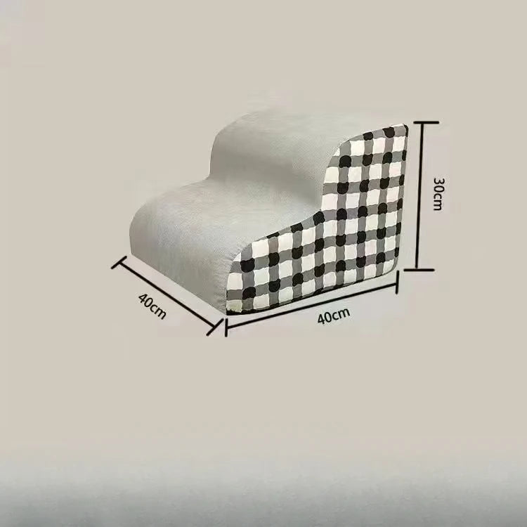 Pet 2/3 Steps High Density Foam Dog Secure Stairs Ramps Non-Slip Pet Steps